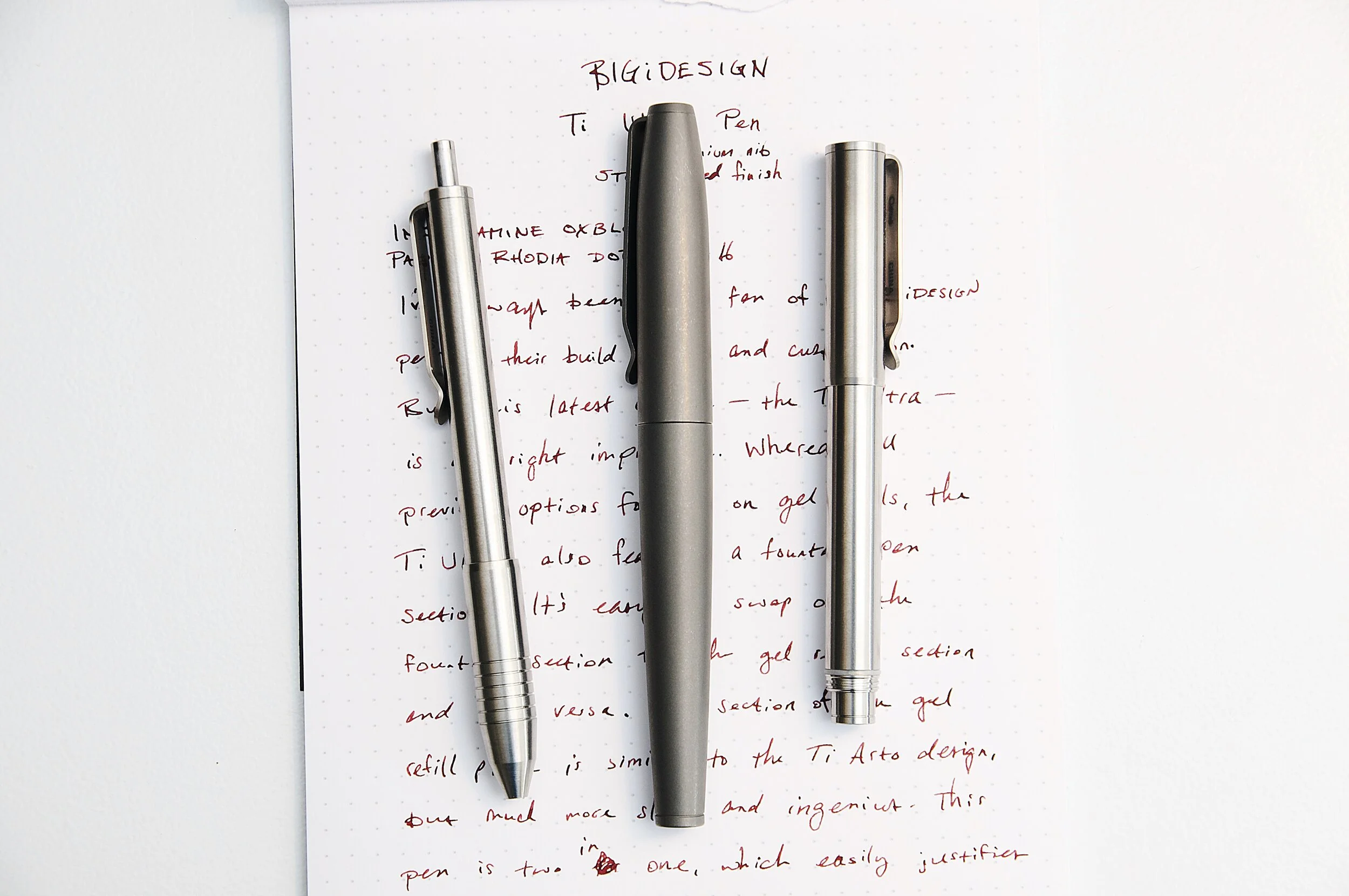 BIGiDESIGN Ti Ultra Pen Review — The Pen Addict